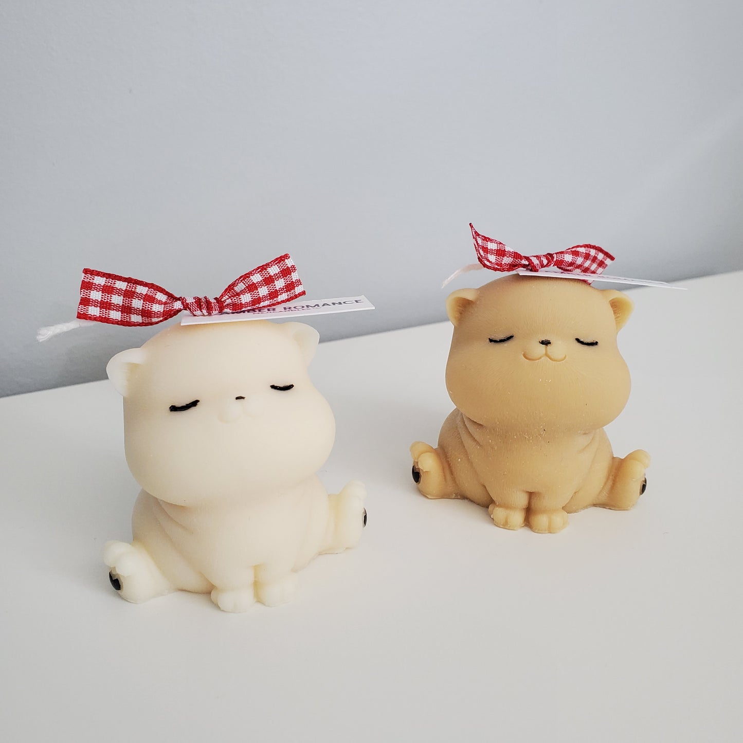 Small Chubby Cat Candle