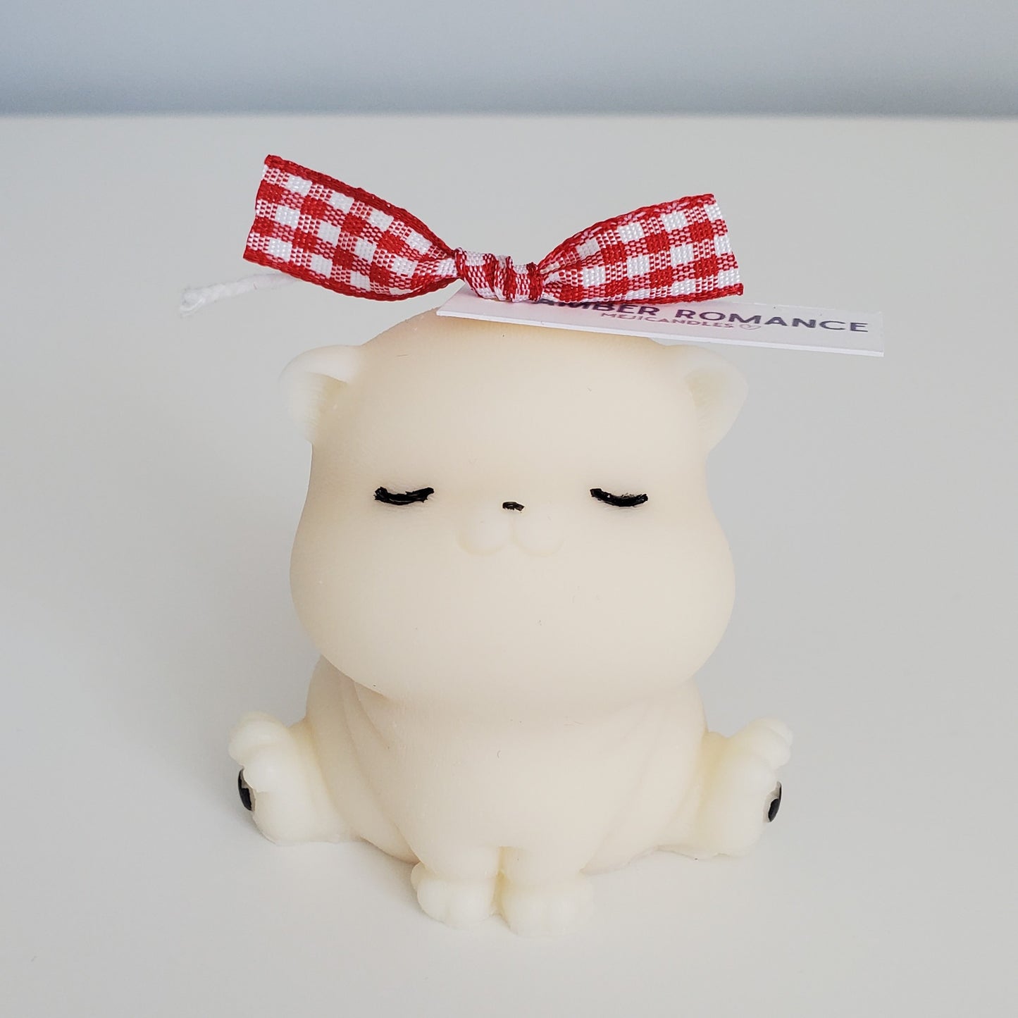 Small Chubby Cat Candle