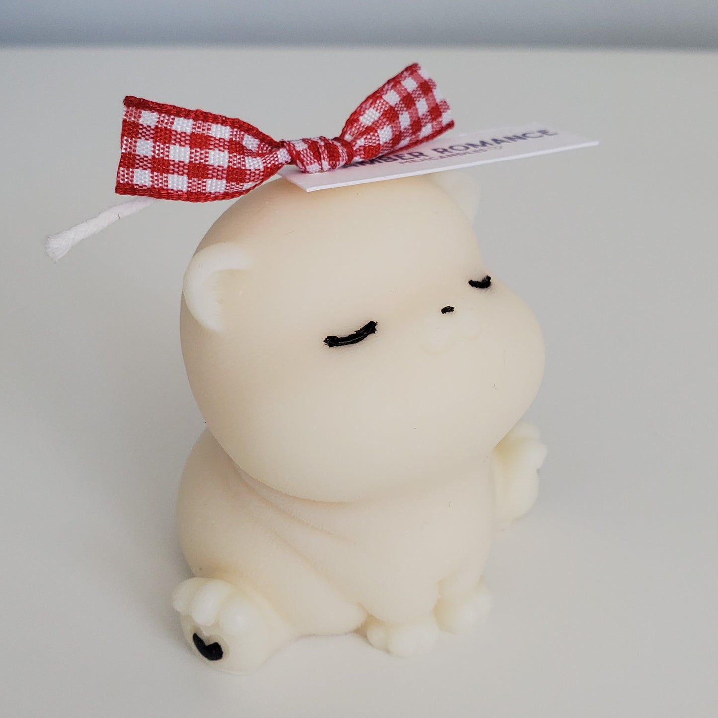 Small Chubby Cat Candle
