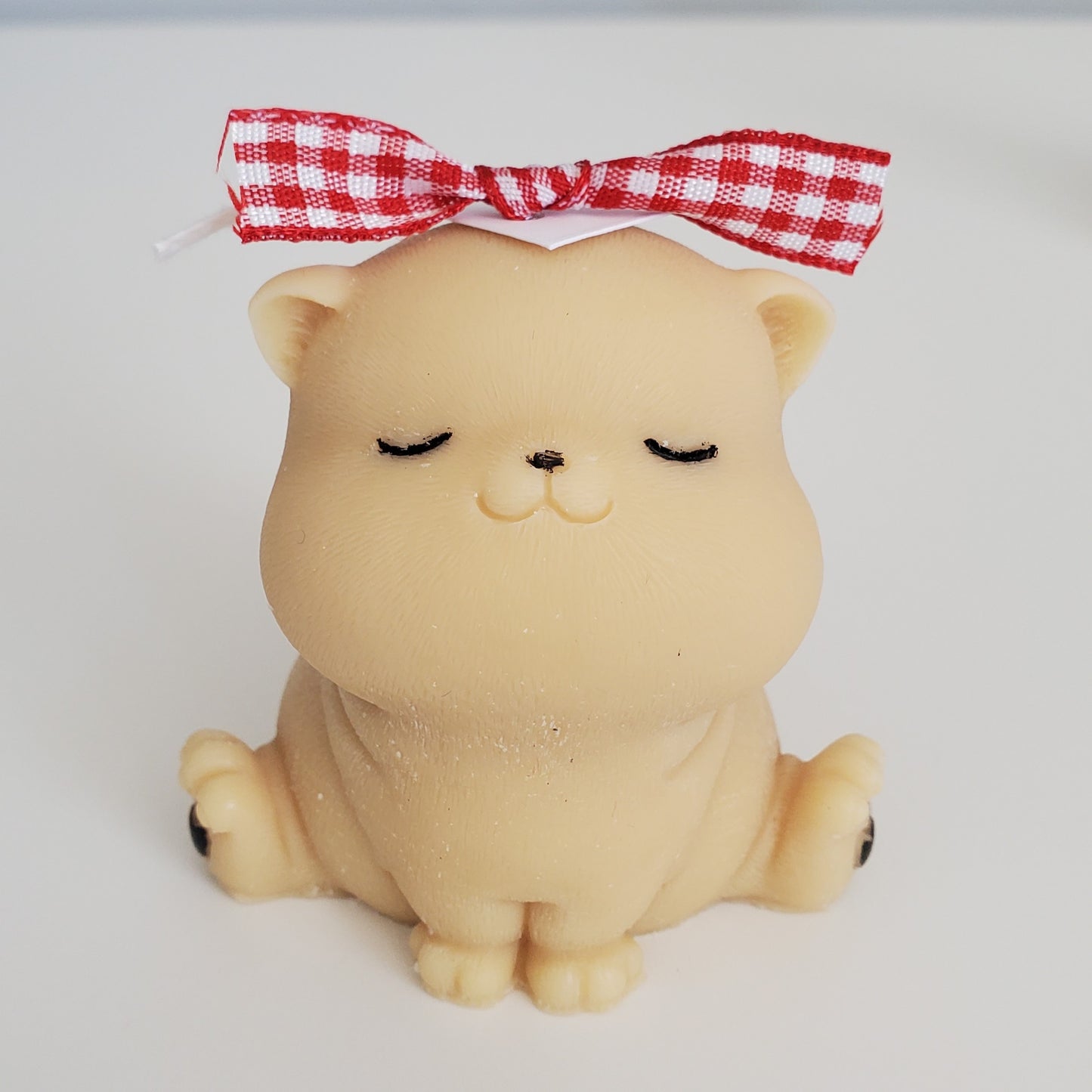 Small Chubby Cat Candle