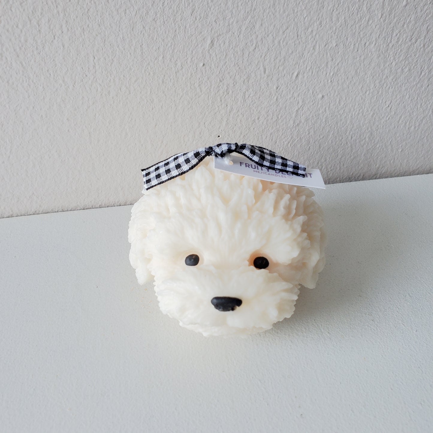 Big Poodle Head Candle