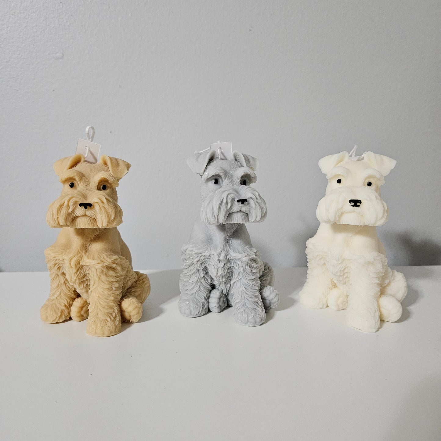 Full size Schnauzer Candle