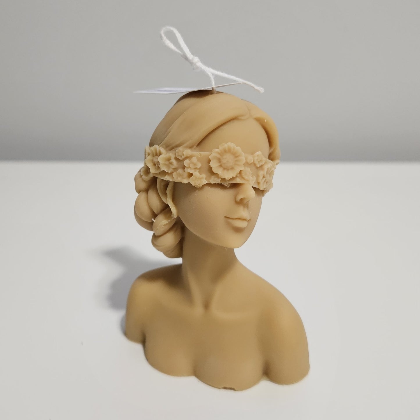 Blindfolded Flower Girl Candle