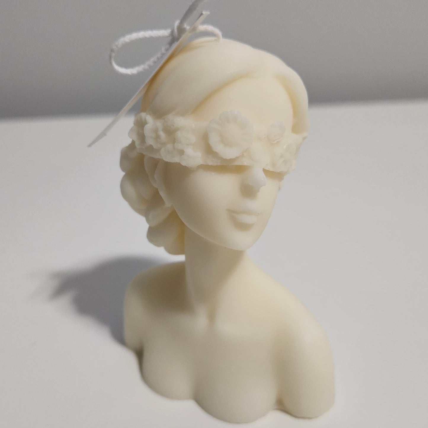 Blindfolded Flower Girl Candle