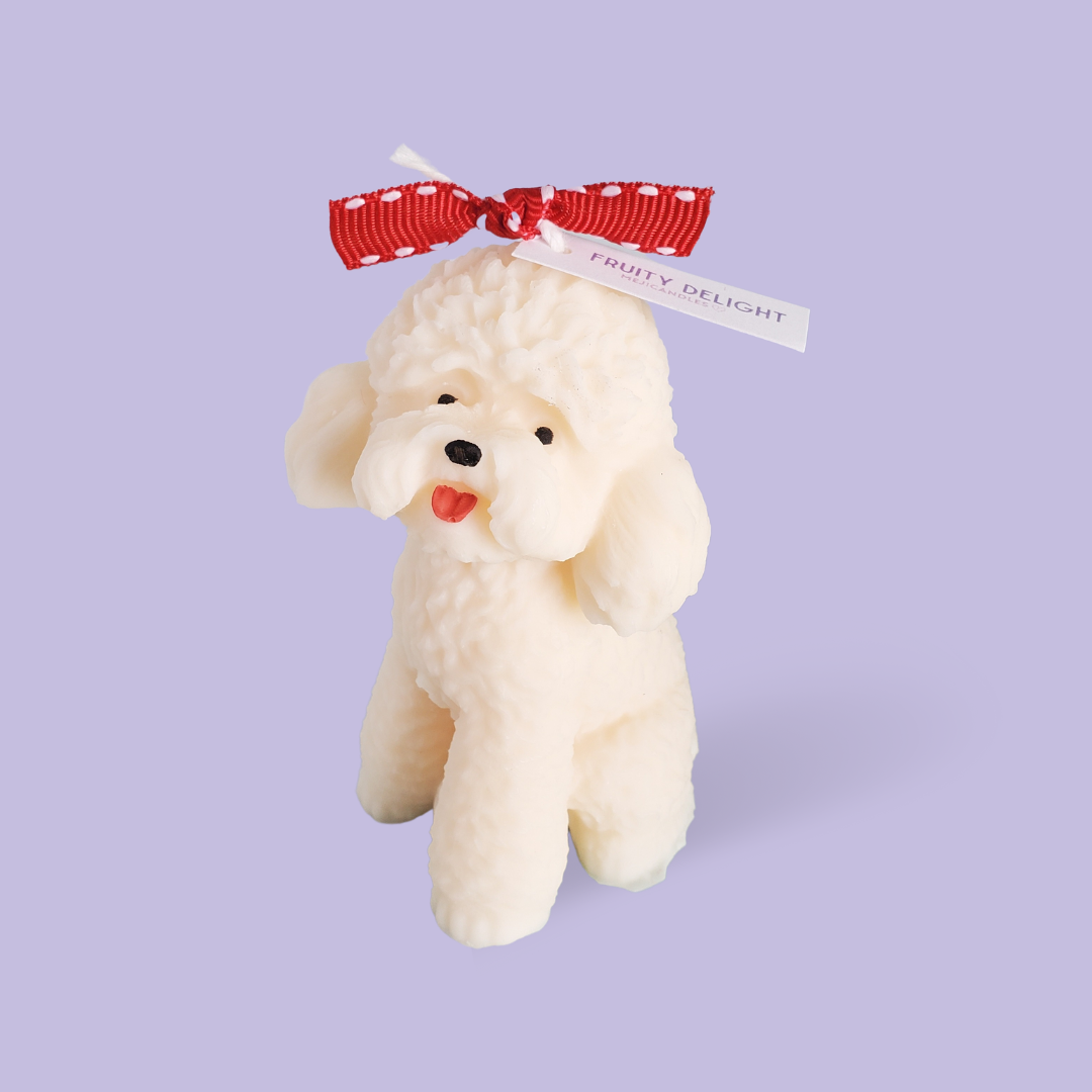 Full size Poodle Candle