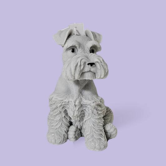 Full size Schnauzer Candle