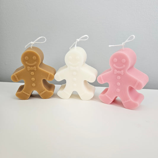 Gingerbread man Candle