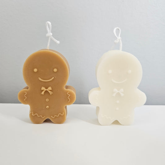 Small Gingerbread man Candle
