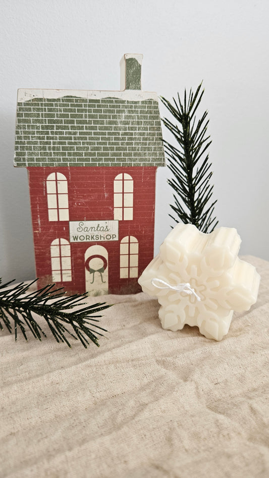 Snowflake Candle